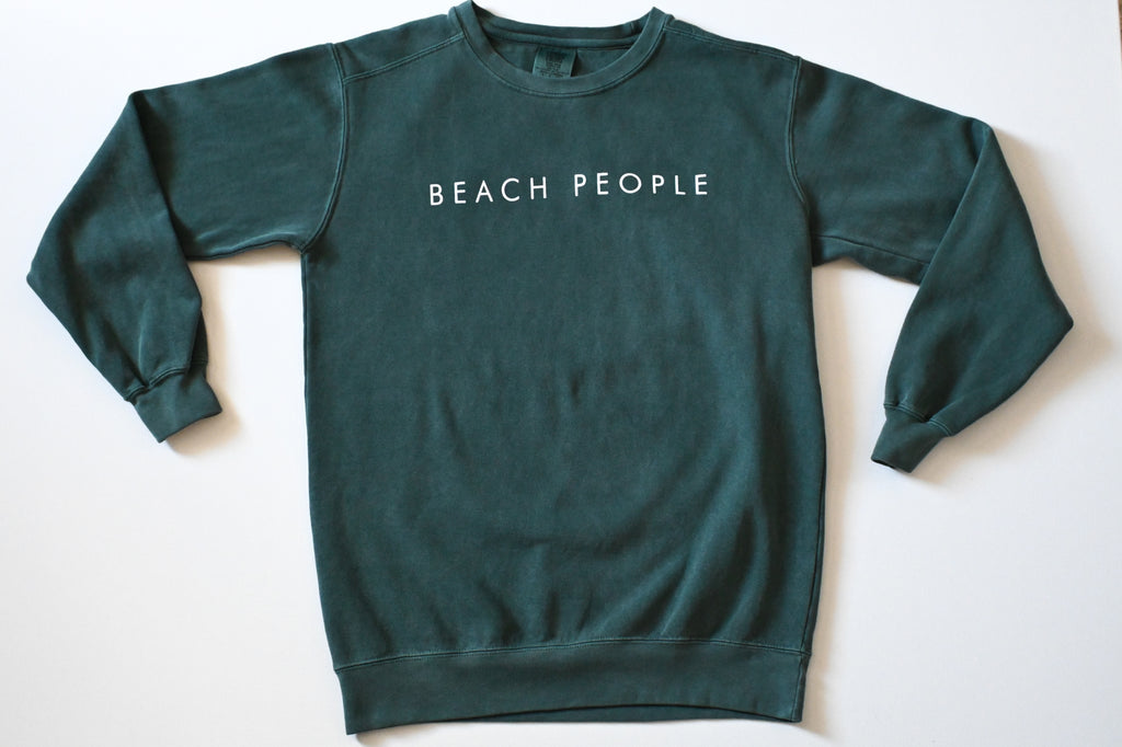Classic Heavy Crew Neck Sweatshirt Blue Spruce