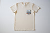 Art on the Pocket Tee Cream